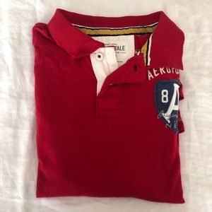 Like New Red Aeropostale Polo